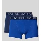 HOM Boxerlines - Boxerbriefs - Donkerblauw en Kobaltblauw - 2-Pack