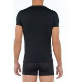 HOM - TENCEL SOFT - T-shirt - Zwart - V-hals - Heren