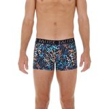 HOM - Vasily - Boxers - Zwart en Psychedelische Print - Stretch Katoen - 2-Pack
