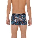 HOM - Vasily - Boxers - Zwart en Psychedelische Print - Stretch Katoen - 2-Pack