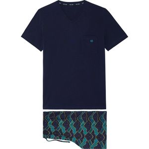 HOM - Short Sleepwear - Lino - navy