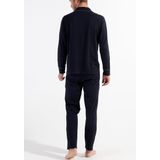HOM - Albert - Heren Pyjama - Donkerblauw - 100% Katoen - Tweedelig