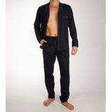 HOM - Albert - Heren Pyjama - Donkerblauw - 100% Katoen - Tweedelig