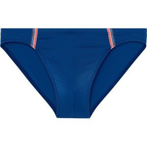 HOM - Nautical Cup - Zwemslip - Effen Blauw - Polyamide-Elastaan