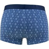 HOM - Boxershorts - Navy en Denim Print - Katoen en Elastan - 2-Pack