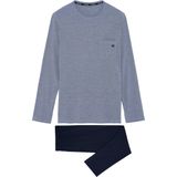 HOM - Long Sleepwear - Navy - Pyjama Lang - Modal Comfort