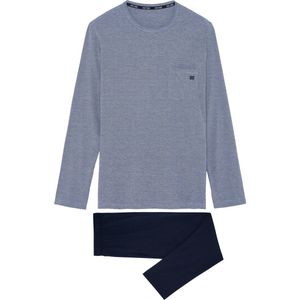 HOM - Long Sleepwear - Navy - Pyjama Lang - Modal Comfort