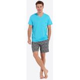 HOM - Buddy - Pyjama - Turkis - Korte Mouwen