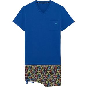 HOM - Butterfly - Pyjama - Blauw - Korte Mouwen