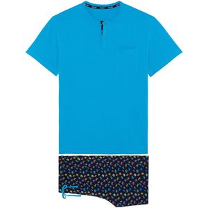 HOM - California - Shortama - Blauw - 100% Katoen