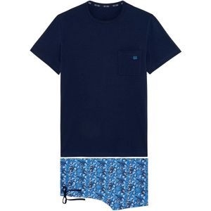 HOM - Vibe - Shortama - Blauw - Katoen