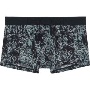 HOM - Temptation - Boxershort - Zwart en Grijs - Microfiber - Dierenprint