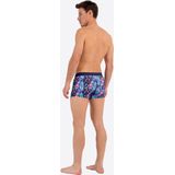 HOM - Duke - Boxer Briefs - Marineblauw - Geometrische Print