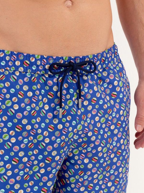 HOM - Socoa - Badeshorts - Blauw - Polyester