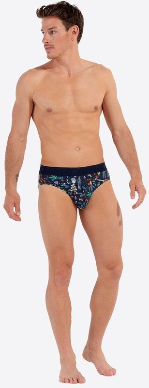 HOM - Cactée - Mini Briefs - Marineblauw - Heren Slip