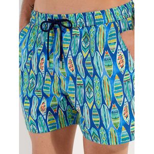 STIJLLA Marbella - Zwemshort - Blauw - 100% Polyester - Oeko-Tex-gecertificeerd