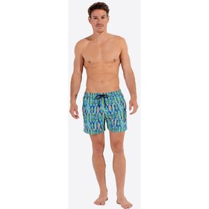 STIJLLA Marbella - Zwemshort - Blauw - 100% Polyester - Oeko-Tex-gecertificeerd