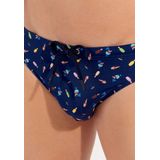 HOM - SUMMER - Zwembroek - Mariene Achtergrond - Italiaanse Polyamide - Oeko-Tex-gecertificeerd