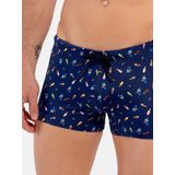 HOM - Summer - Boxershorts - Marineblauw - Italiaans Polyamide/Elastaan