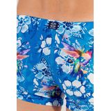 Kolibris - Zwembroek - Blauw - Sneldrogend Materiaal