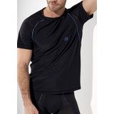 HOM - Sports Lab T-Shirt - Black - Katoen - Lichtgewicht en Ademend