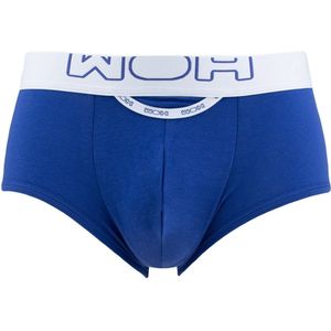 WOHeffen - Boxershort - Blauw - Katoen Stretch - Open Gulp - OEKO-TEX Standard 100