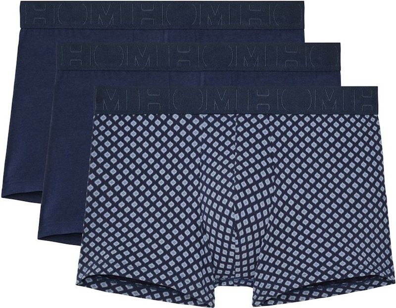 HOM - 3p Boxer Briefs - John - Marineblauw - Value Collectie