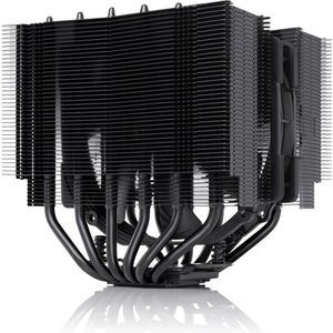Noctua NH-D15S chromax.black, Premium Dual-Tower Processorkoeler met NF-A15 PWM 140mm Ventilator (Zwart)