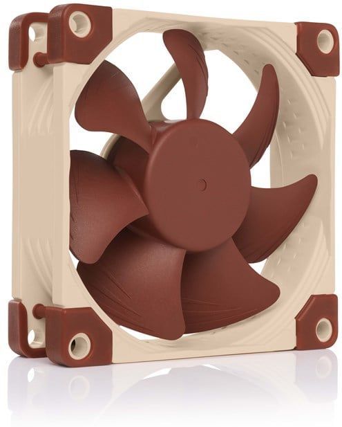 Noctua - NF-A8 5 V - Ventilator - Bruin - 80 x 80 x 25 mm - 3-polig