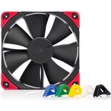 Noctua - NF-F12 PWM chromax.black.swap - PC Ventilator - Zwart - 120 mm