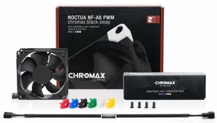 Noctua NF-A8 PWM CH.BK.S hardwarekoeling Computer behuizing Ventilator 8 cm Zwart