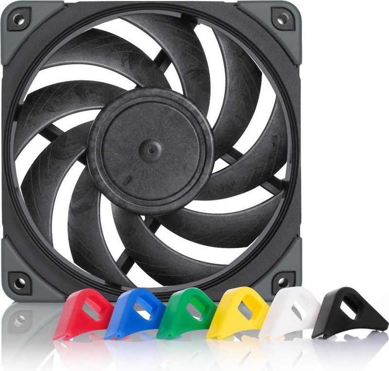 Noctua NF A12x25 PWM chromax.black.swap Ventilatorhuis PWM