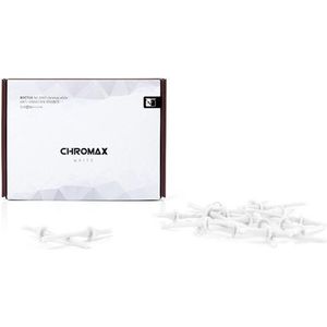 Noctua NA-SAV2 chromax - Trillingsdempende Pluggen - Wit - Rubberen Pluggen - 20 Stuks