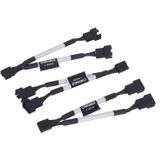 Noctua - NA-SYC1 chromax.white - Y-splitter Kabelset - Wit - Compatibel met 3-pins en 4-pins Ventilatoren