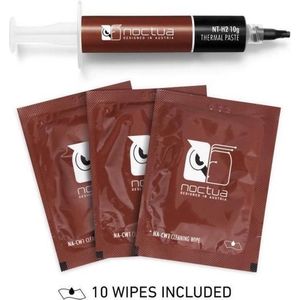 Noctua NT-H2 10 g, thermische pasta voor computersystemen met 10 reinigingsdoekjes (10 g)