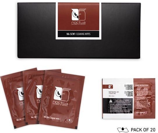 Noctua - NA-SCW1 - Reinigingsdoekjes - 20 Stuks - Voor Koelpasta