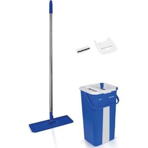 MediaShop Vloerwisserset Livington Touchless Mop Inclusief Dubbele Emmer en Microvezelpa