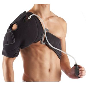 Compressie Koelbandage - Voor Schouder - Handzaam - Regelbare Druk