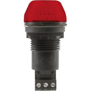 Auer Signalgeräte - Signalleuchte led ibs 800502405 Rot Rot Dauerlicht, Blinklicht 24 v/dc, 24 v/ac