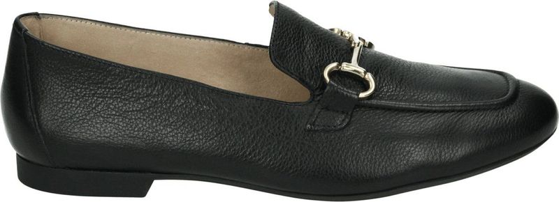 Instappers - Effen - Leer - Ronde Neus - Platte Hak