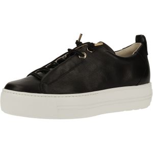 Paul Green 5017 Lage sneakers - Leren Sneaker - Dames - Zwart - Maat 37