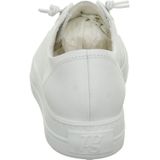 Paul Green Damesslippers met relax-breedte en uitneembaar voetbed, lage sneakers voor dames, Wit-zilver., 37.5 EU