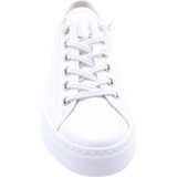 Sneakers - Effen - Leer - Vetering met 6 Gaten - Platte Hak