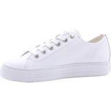 Paul Green Sneakers - Wit - Leer - Plateauzool