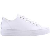 Paul Green Sneakers - Wit - Leer - Plateauzool