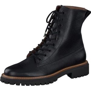 Paul Green DAMES Enkellaarzen, Vrouwen Enkellaarzen,laarzen,laars,halve laars,bootie,rits,Schwarz (BLACK),38 EU / 5 UK