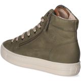 Sneakers - Gevoerd - Effen - Leer - Enkelhoog - Ritszakken aan de zijkant