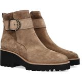 Unisa Leysa Enkellaarsjes - Enkelboots - Dames - Taupe - Maat 39