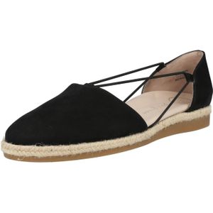 Paul Green Ballerina met riempjes  beige / zwart