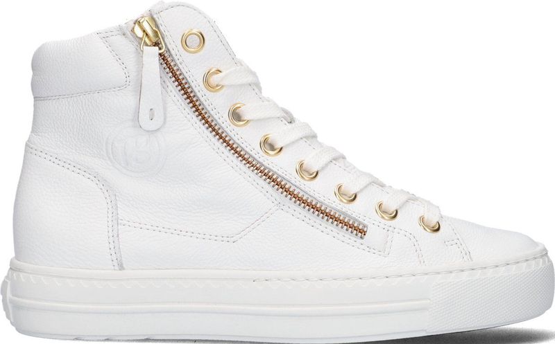 Merk - Model - Sneakers - Effen - Glad Leer